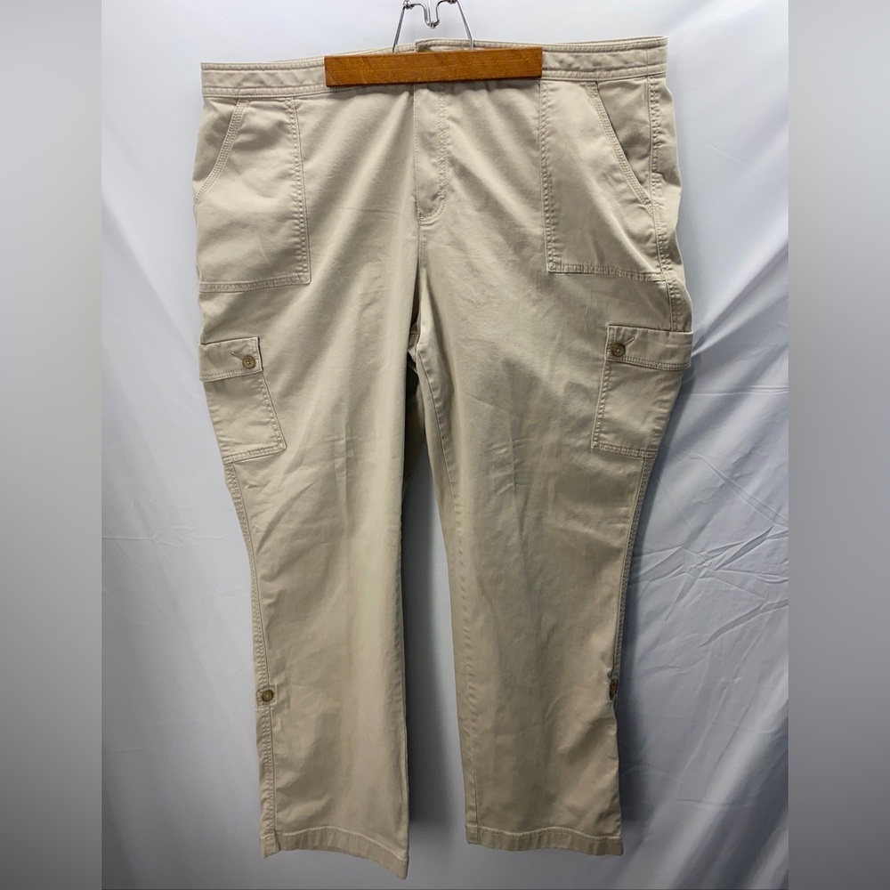 LL Bean Womens 20 Tall Classic Southport Favorite Fit Cargo Pants  Khaki